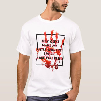 T-shirt Hey Guy Font Ma Petite Fille Pleurer Fête des père