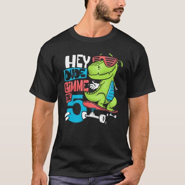 T-shirt Hey Mec Gimmie 5 (Devant)