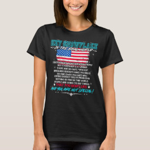 T-shirt Hey Snowflake Dans Le Monde Réel Vétérinaire P Mil