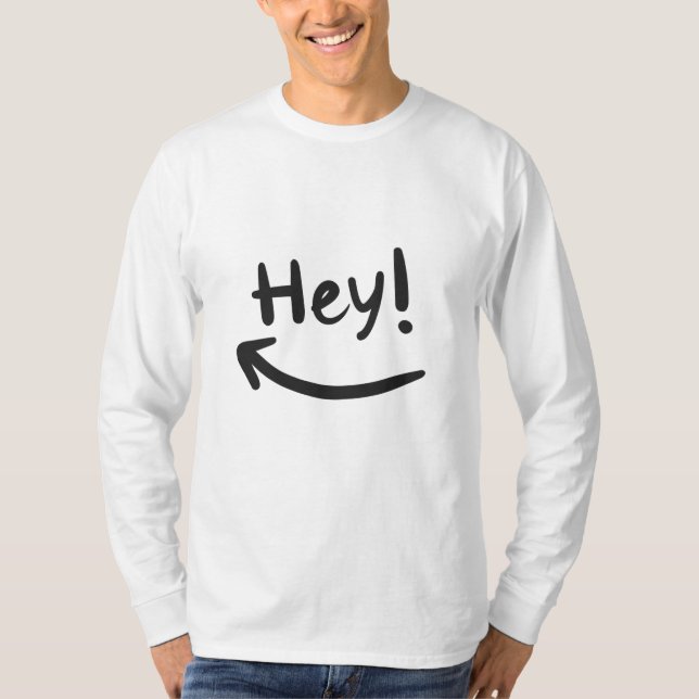 T-shirt Hey souriant (Devant)