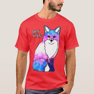 T-shirt Hey Trans Foxy