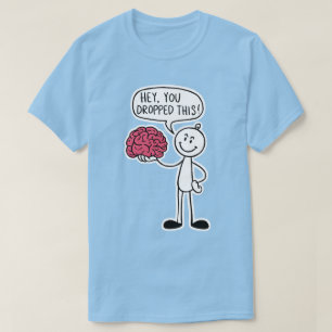 T-shirt Hey Tu As Abandonné Ce Cerveau Drôle Couples Humou
