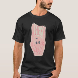 T-shirt Hey Vous Rock Star Main Vintage Tatouage Design Fe