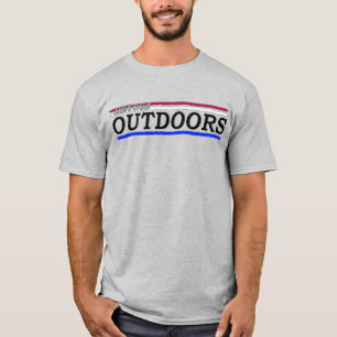 T-shirt HeyCuz Extérieur Rouge Blanc et Bleu