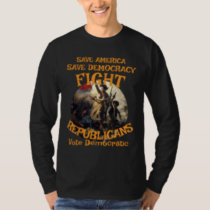 T-SHIRT HG CBP PATRIOTE FIERTE AMÉRICAINE FAMILLE 1776 ROU