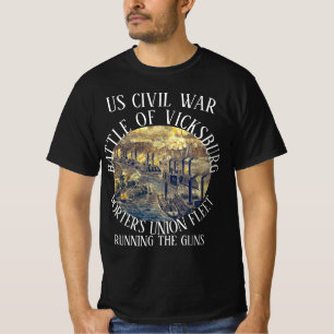 T-SHIRT HG VICKSBURG GUERRE DE SÉCESSION AMÉRICAINE FLOTTE