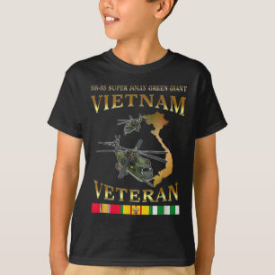 T-shirt Hh-53 Super Jolly Green Giant Helicopter Vietnam V