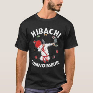 T-shirt Hibachi Chef Costume Hibachi Connoisseur Japonais