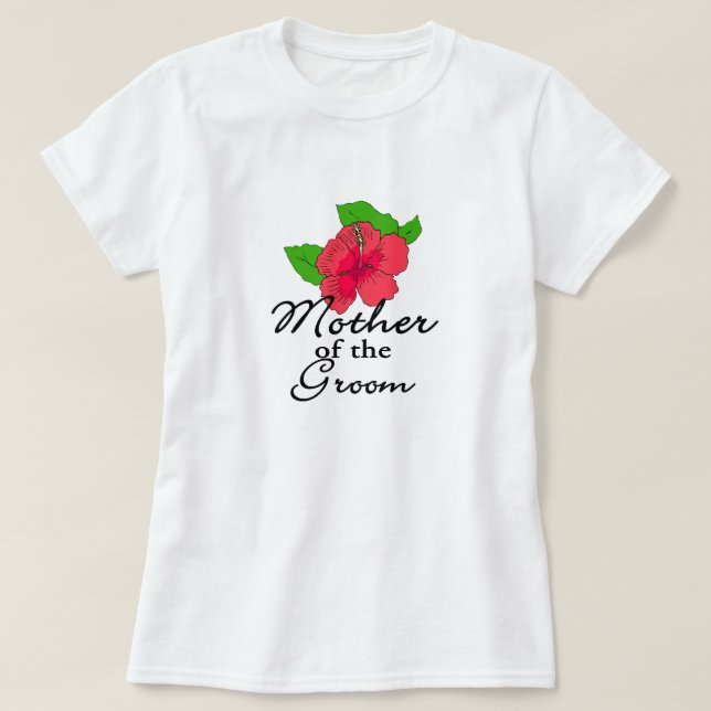 T-shirt Hibiscus Mère tropicale de la chambre (Design devant)