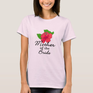 T-shirt Hibiscus mère tropicale de la mariée