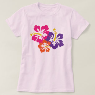 T-shirt Hibiscus rose