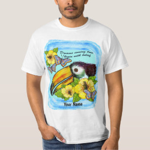 T-shirt Hibiscus Toucan
