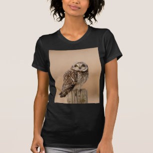 T-shirt Hibou à oreilles courtes