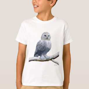 T-SHIRT HIBOU BLANC AUX YEUX BLEUS.PNG