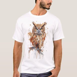 T-shirt hibou de l'aigle