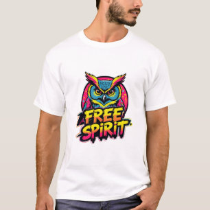 T-shirt Hibou de l'esprit libre