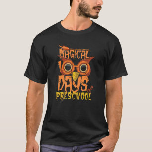 T-shirt Hibou de maternelle 100ème jour sorcier magique 10