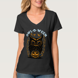 T-shirt Hibou d'Halloween
