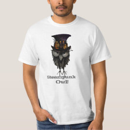 T-shirt Hibou drôle de Steampunk