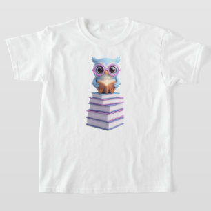T-shirt Hibou du livre cosmique