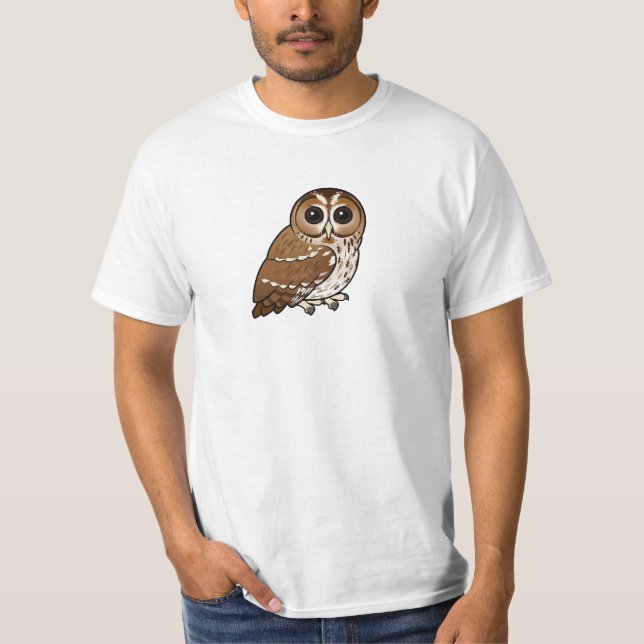 T-shirt Hibou fauve de Birdorable (Devant)