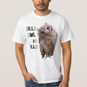 T-shirt Hibou idiot