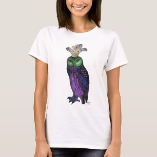 T-shirt Hibou pourpre