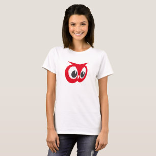 T-shirt Hibou rouge