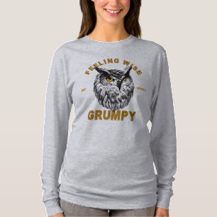 T-shirt Hibou, sensé mais surtout grincheux
