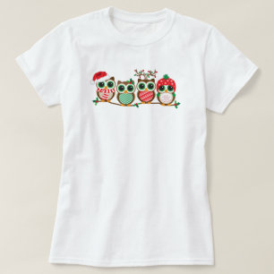 T-shirt Hiboux de Noël