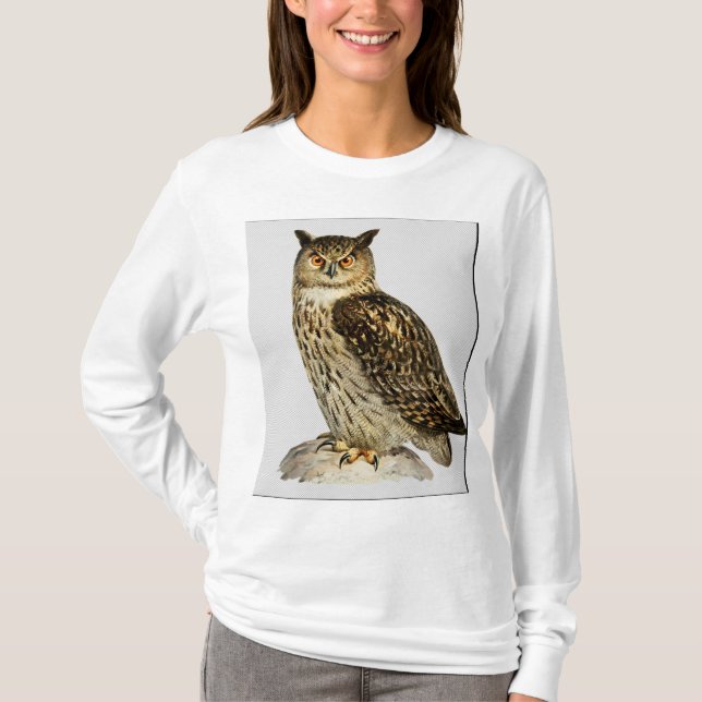 T-shirt Hiboux des aigles d'Eurasie (Devant)