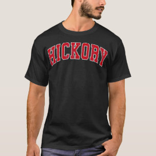 T-shirt Hickory North Carolina NC Vintage Sports Design Re