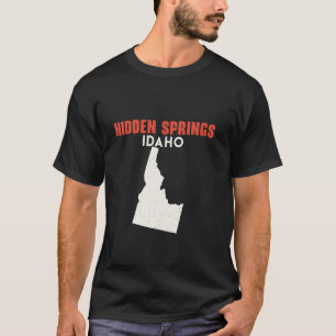 T-shirt Hidden Springs Idaho USA State America Travel Idah