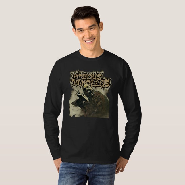 T-shirt Hideur manches longues Mangleus Vampire (Devant entier)