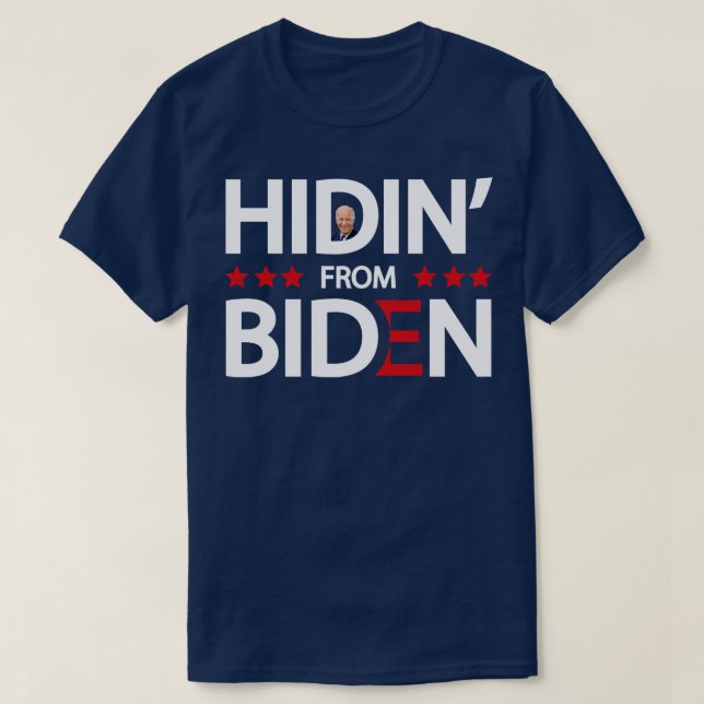 T-shirt Hidin de Biden (Design devant)