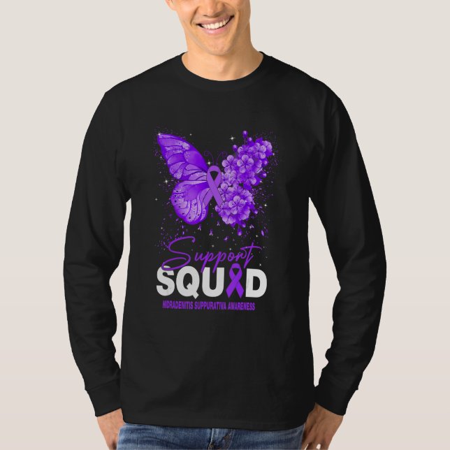 T-shirt Hidradenitis Suppurativa Awareness Support Squad B (Devant)
