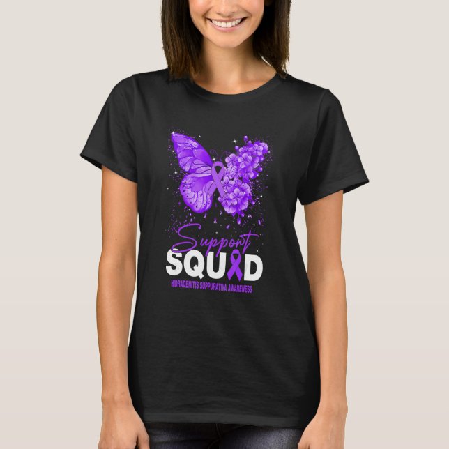 T-shirt Hidradenitis Suppurativa Awareness Support Squad B (Devant)