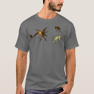 T-shirt Hieronymus Bosch Bêtes Du Paradis