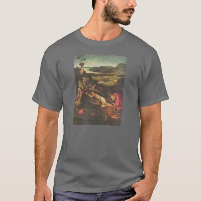 T-shirt Hieronymus Bosch peignant l'art (Devant)
