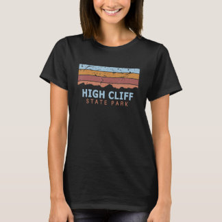 T-shirt High Cliff State Park Wisconsin Retro Cool