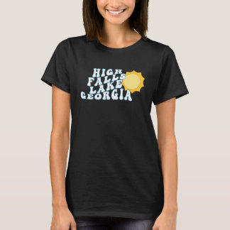 T-shirt High Falls Lake Georgia GA Retro Family Vacation S
