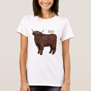 T-shirt Highland cow