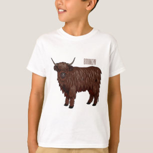 T-shirt Highland cow