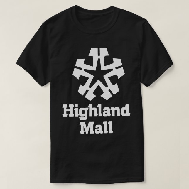 T-shirt Highland Mall Austin Texas 1 (Design devant)