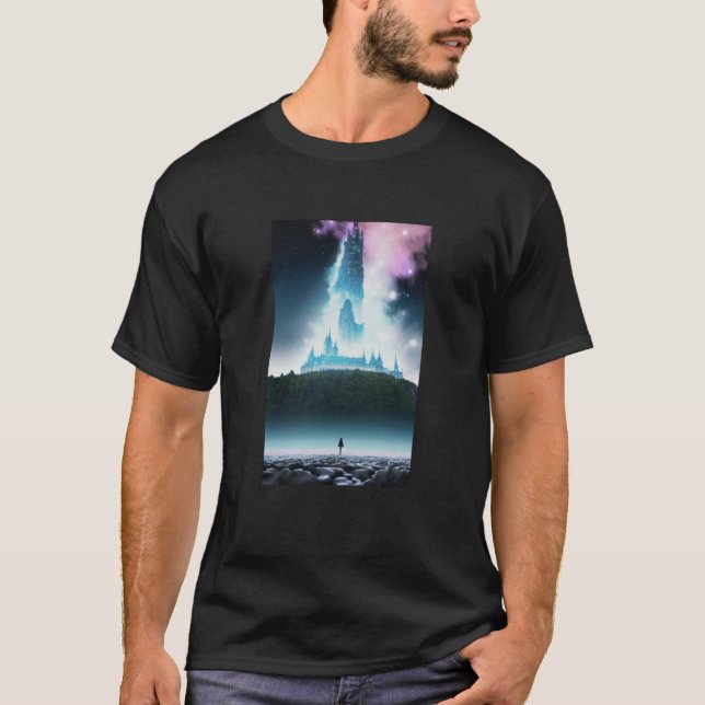 T-shirt Hiking to the Cosmic Castle  1 (Devant)