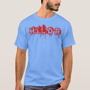 T-shirt Hilda Prénom Halloween Costume Personnalisé 4
