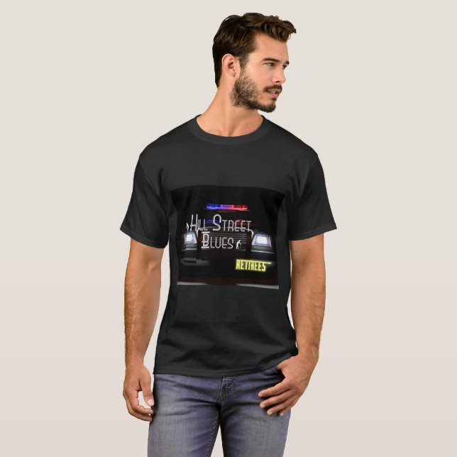 T-shirt Hill Street Blues - Retirees (Devant entier)