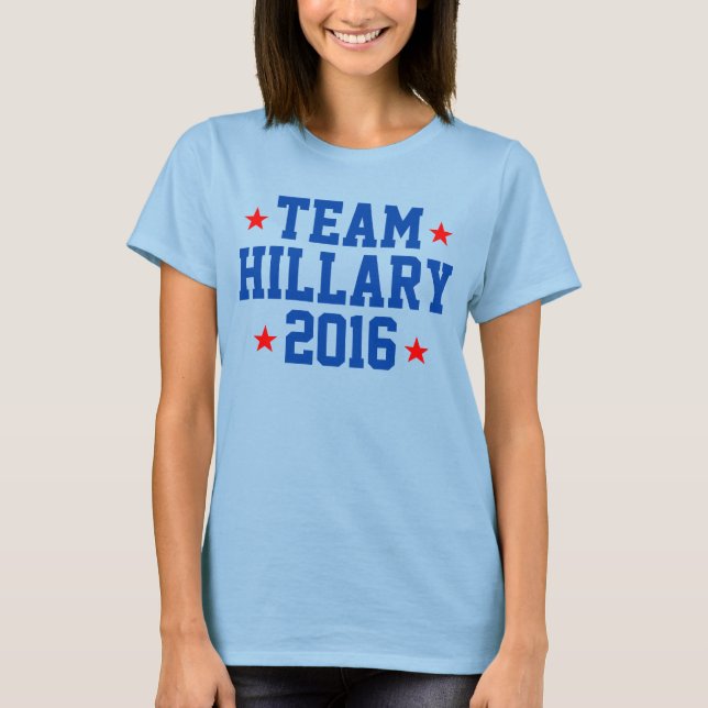 T-shirt HILLARY 2016" Jersey de "de l'ÉQUIPE des (Devant)