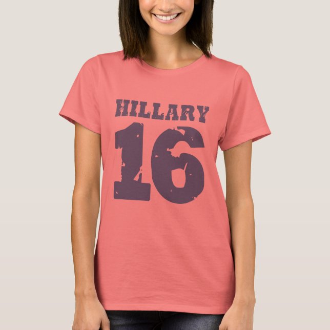 T-SHIRT HILLARY 2016 UNIFORME DISTRESSED (Devant)