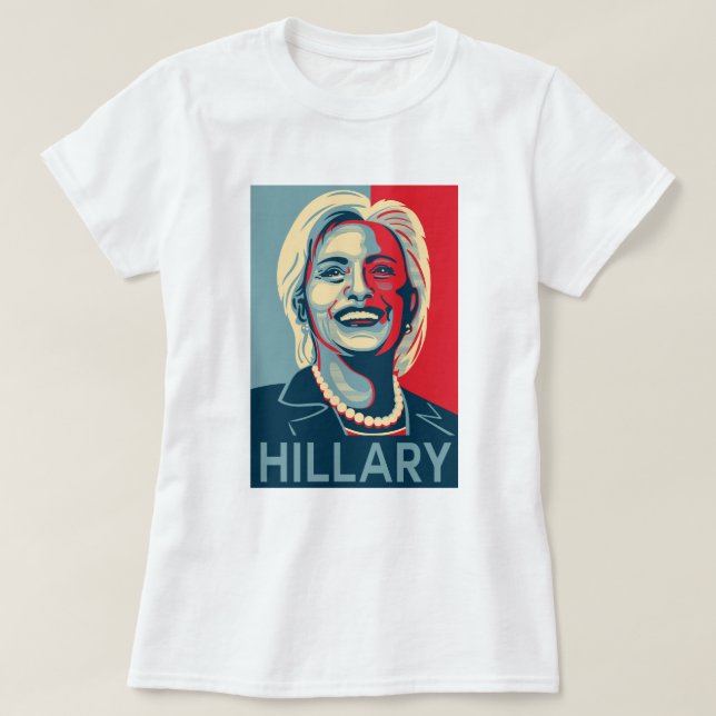 T - Shirt Hillary Clinton (Design vorne)
